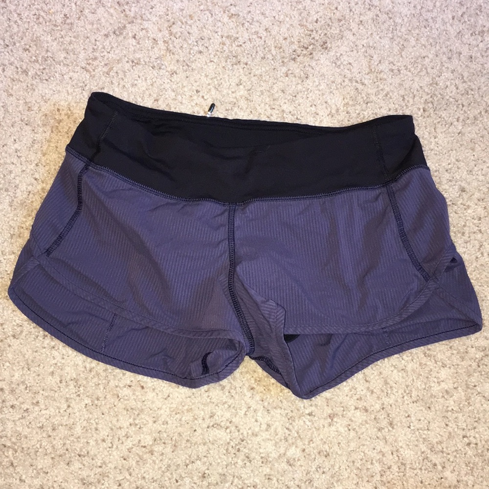 Purple/ grey Lululemon shorts